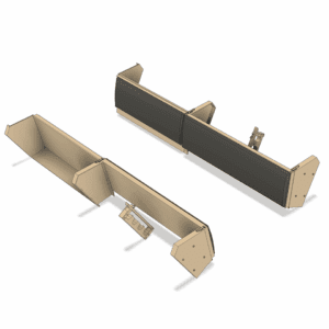 16263. 1:16 Sd.Kfz.251 Corrected Interior Seat Back Lockers
